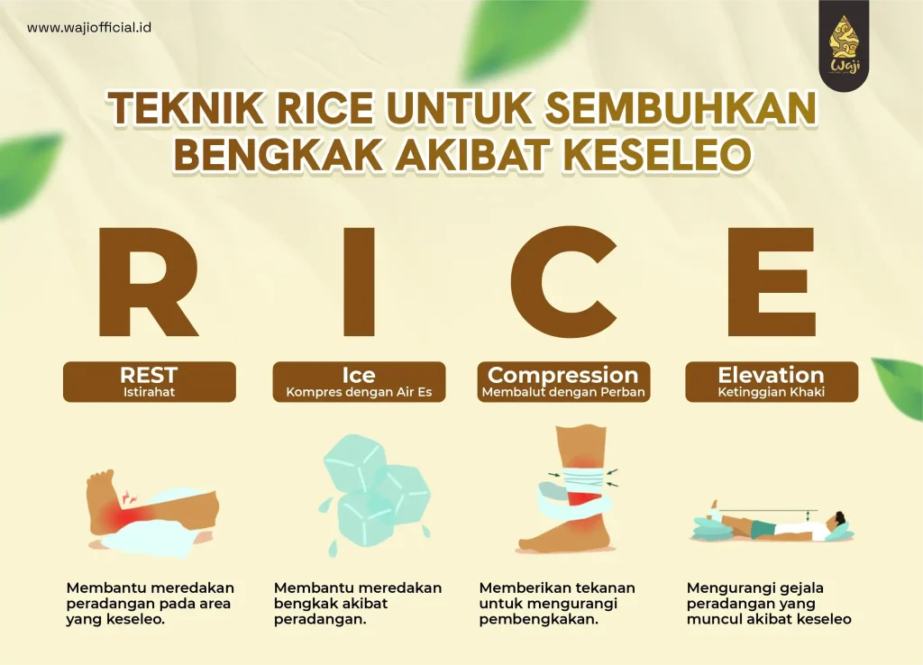 cara mengobati kaki bengkak karena keseleo