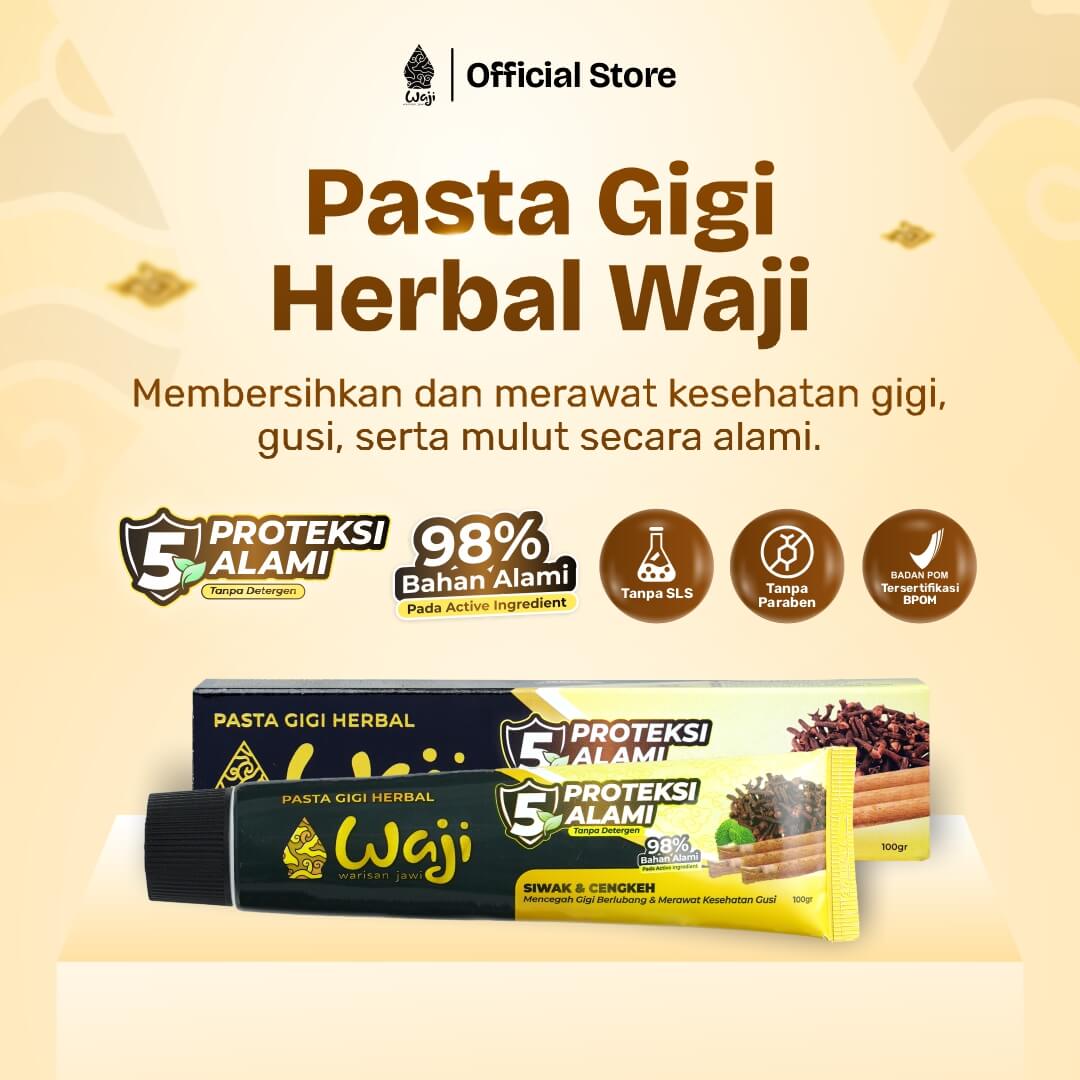 Pasta Gigi Herbal Waji