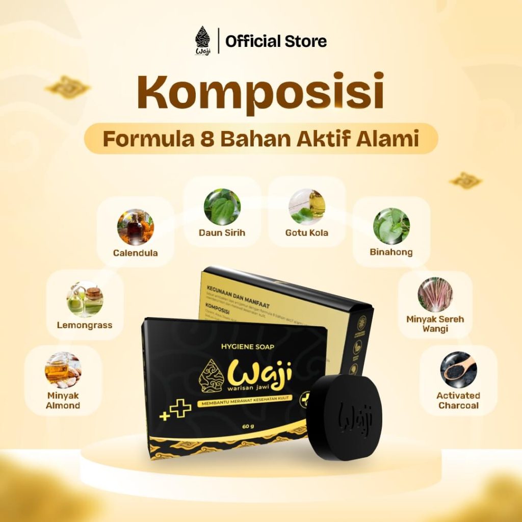 komposisi produk sabun waji