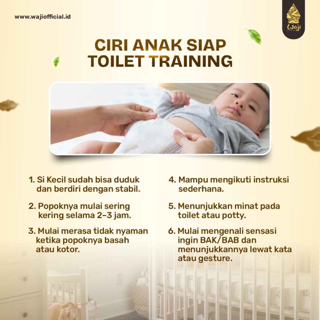 Infografis Ciri Anak Siap Toilet Training
