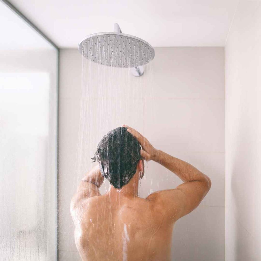 mandi saat berkeringat
