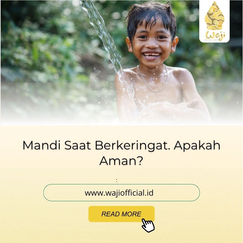 Mandi Saat Berkeringat. Apakah Aman